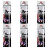 6X Promatic Clear High Temperature Spray Paint 400ml Spray Paint
